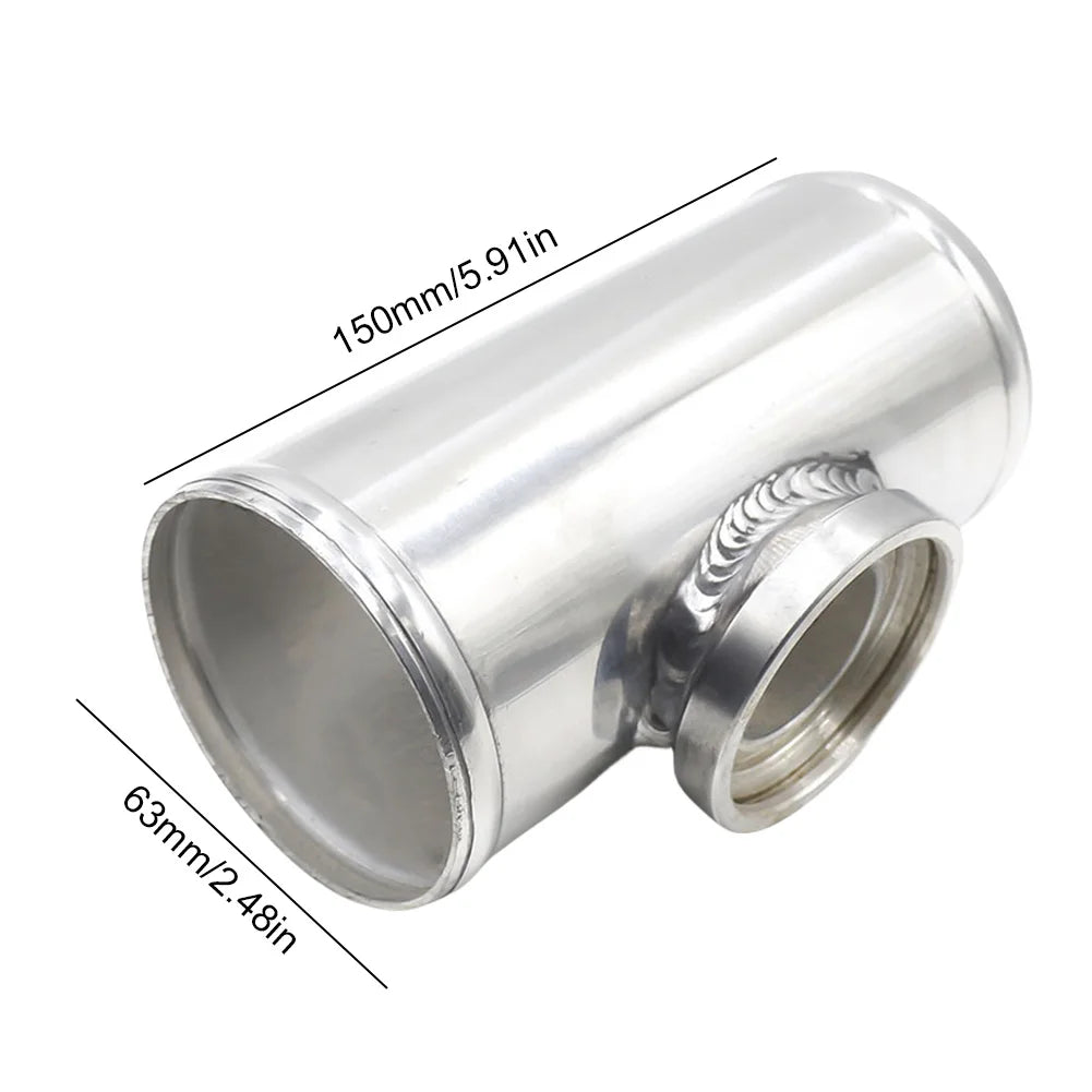 Adaptateur de dump valve HKS SQV SSQV en aluminium pour tube turbo 63 mm avec dimensions