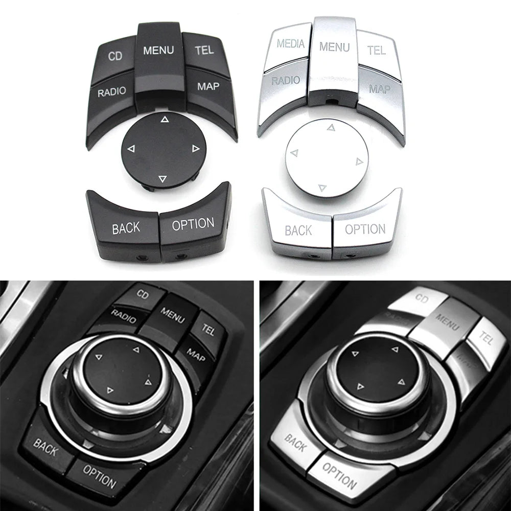 cache-boutons-idrive-cic-bmw-e81-e82-e87-e88-e90-e91-e92-e93-e84-e70-e71-e72-e89-noir-argent-vue-principale