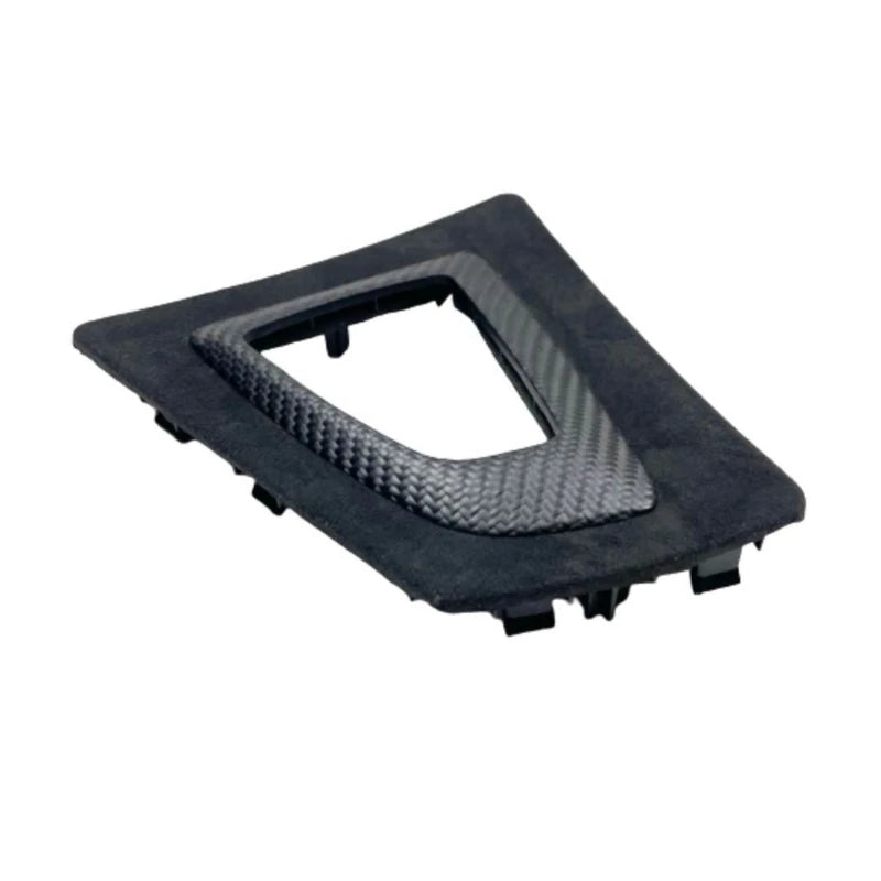 Contour de levier de vitesse BMW F30 F31 F32 F36 LHD en carbone réel vu de l’arrière