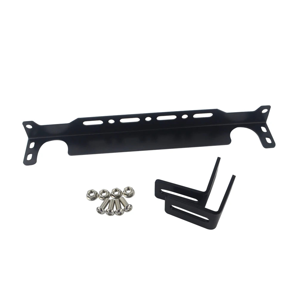 Support universel de radiateur d’huile avec visserie et équerres pour montage sur mesure