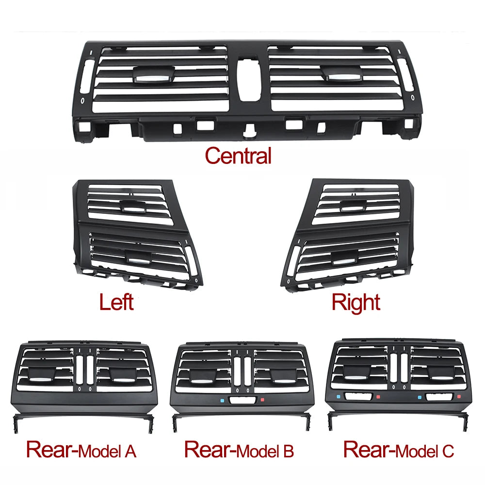 Front Rear AC Conditioner Fresh Air Vent Outlet Cover Panel Replacement For BMW X5 X6 E70 E71 E72 2007-2014 64229220101