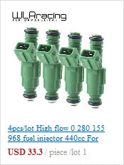 WLR RACING - High Quality EV1 Fuel Injector Connectors For many cars EV1 Injector Plug WLR-FIC12