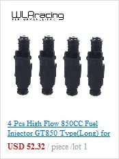 WLR RACING - High Quality EV1 Fuel Injector Connectors For many cars EV1 Injector Plug WLR-FIC12