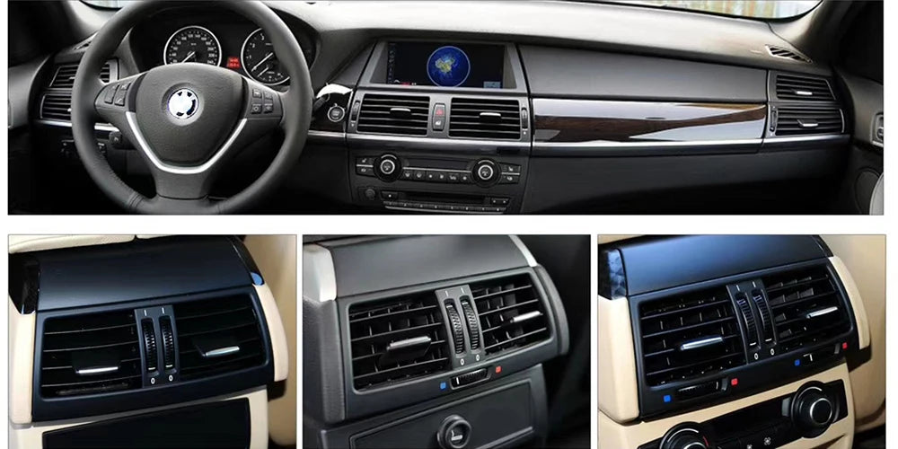 Front Rear AC Conditioner Fresh Air Vent Outlet Cover Panel Replacement For BMW X5 X6 E70 E71 E72 2007-2014 64229220101