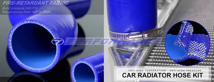 Silicone Radiator Hose Kit For 1997-2006 BMW E46 320i/323i/325i/328i/330i M52/M54 (7pcs)