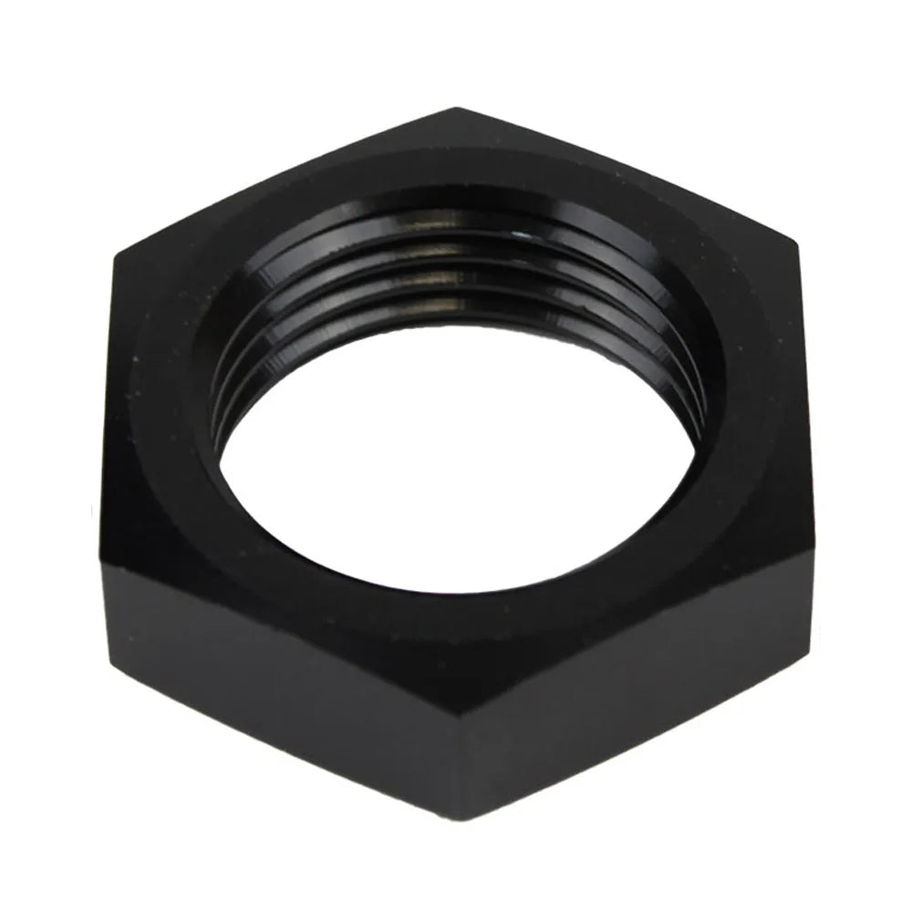 WILLIN - 2pcs/pack Aluminum AN 3 4 6 8 10 12 16 AN Hex Nut Bulkhead Fittings Hose Adapter Fittings Black/Blue/Silver WL924