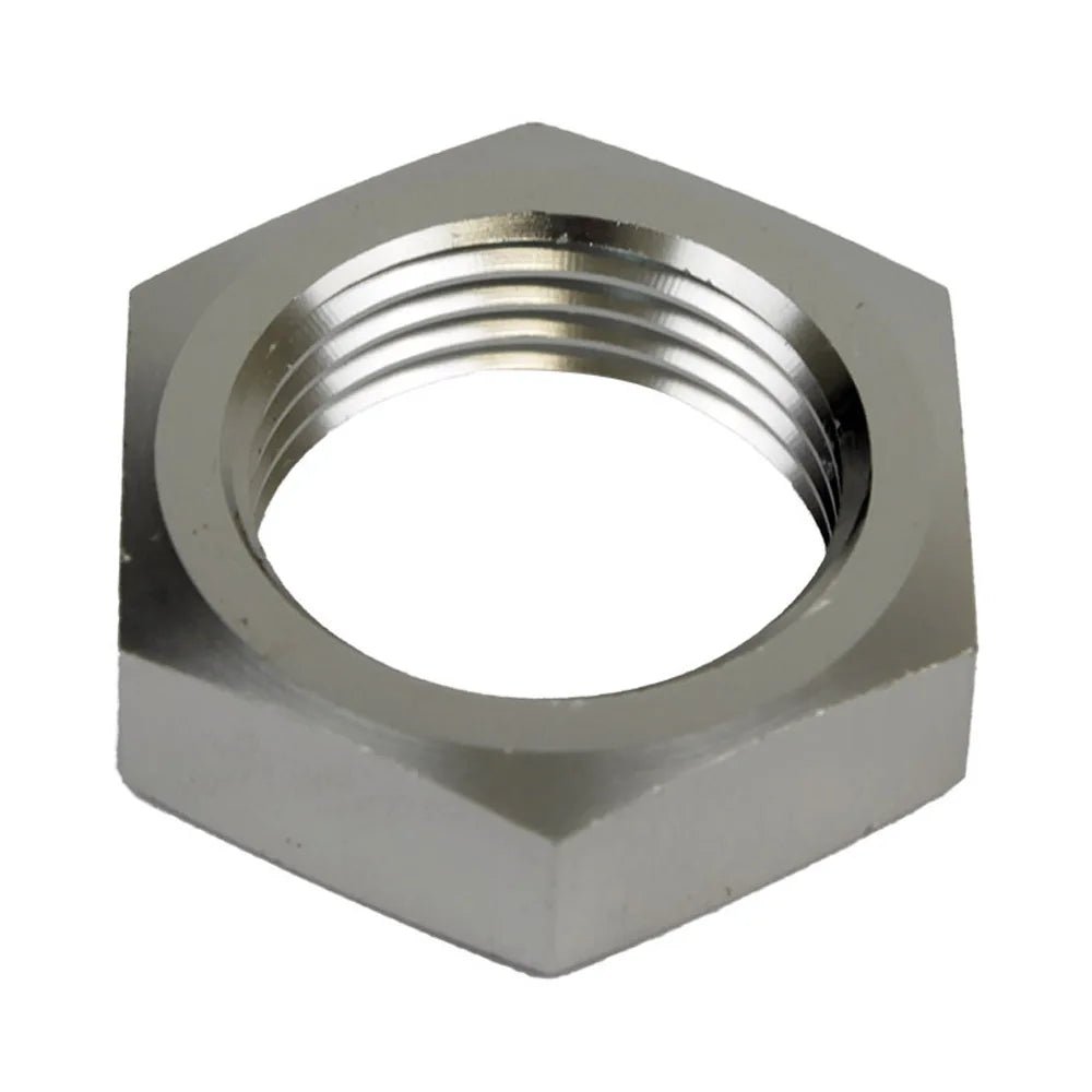 WILLIN - 2pcs/pack Aluminum AN 3 4 6 8 10 12 16 AN Hex Nut Bulkhead Fittings Hose Adapter Fittings Black/Blue/Silver WL924
