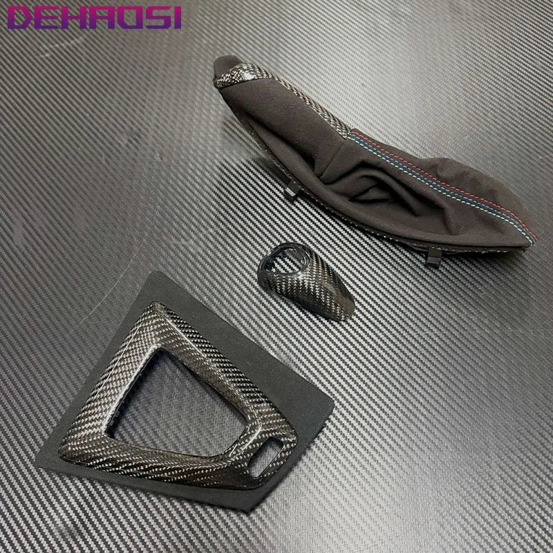 LHD and RHD Carbon Fiber Interior Accessories M2 M3 M4 Carbon Handbrake For BMW F80 F81 F82 F83 F87