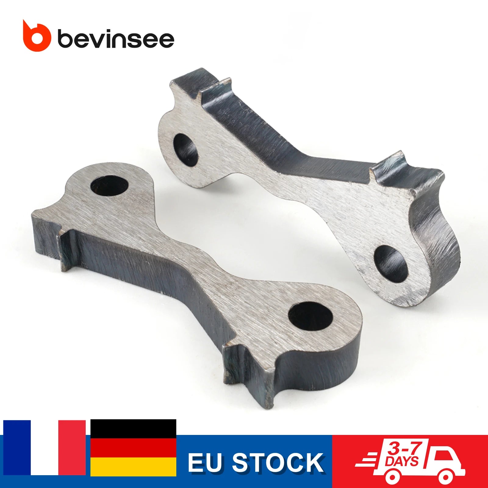 (EU stock) Steel Dual Brake Calipers Adapters weld-on for BMW E46 E36 Rear Trailing Arms (EU stock) Steel Dual Brake Calipers Adapters weld-on for BMW E46 E36 Rear Trailing Arms