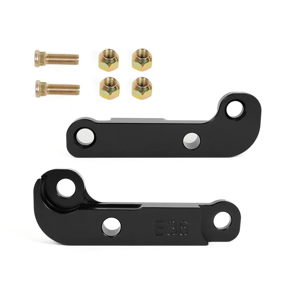 For BMW E36 1990-2000 Aluminum Alloy Steering Lock Adapter Kit Increased Steering Angle Performance Upgrade Drift Racing Part