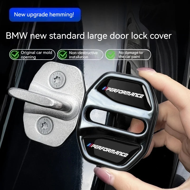 4pcs Car Door Lock Cover For BMW 3 5Series X1 X3 X4 X5 G20 G32 F48 G01 G02 F15 G05 G07 G11 Anti Rust Protective Trim accessories 4pcs Car Door Lock Cover For BMW 3 5Series X1 X3 X4 X5 G20 G32 F48 G01 G02 F15 G05 G07 G11 Anti Rust Protective Trim accessories