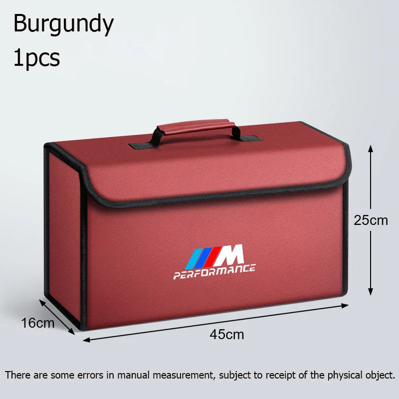 Car trunk storage box large capacity foldable storage bag for BMW M E46 E60 E36 F16 F25 F30 F34 M2 M3 M5 E87 X1 X3 X5 X6 X7 G01
