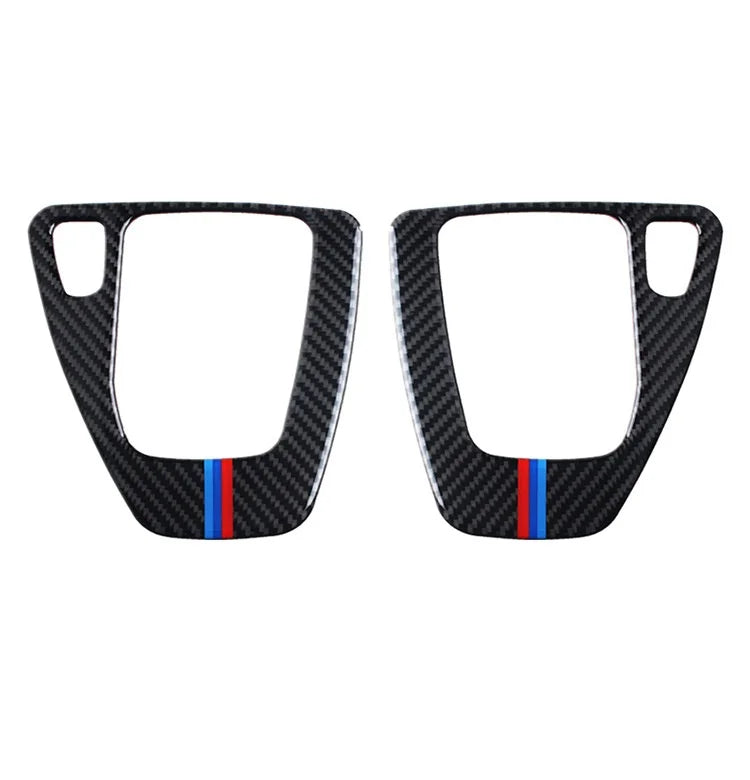 Applicable Bmw 05-12Style E90/E92/E93 Gear Panel Decorative Frame Gear Carbon Fiber Interior Modification