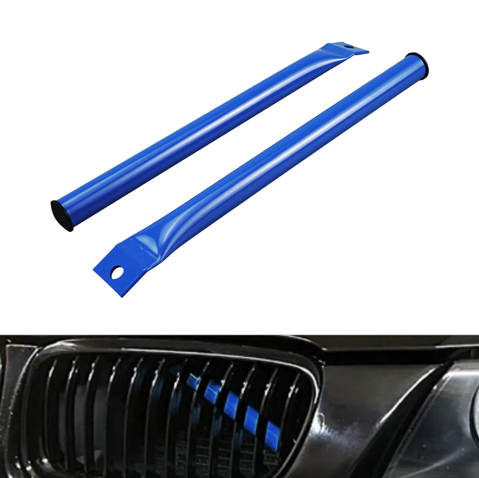 Renforts de calandre avant BMW E90 E91 E92 E93 2006-2013 bleu rouge ou jaune
