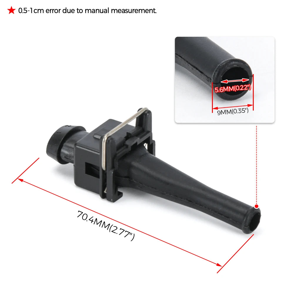 WLR RACING - High Quality EV1 Fuel Injector Connectors For many cars EV1 Injector Plug WLR-FIC12