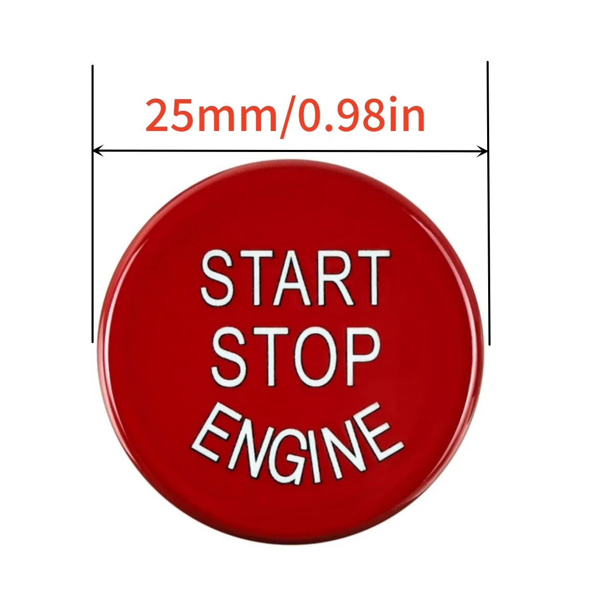 Cache bouton Start Stop moteur BMW avec OFF F20 F21 F22 F23 F30 F31 F32 F33 F34 F01 F02 F07 F10 F12 F13 F18