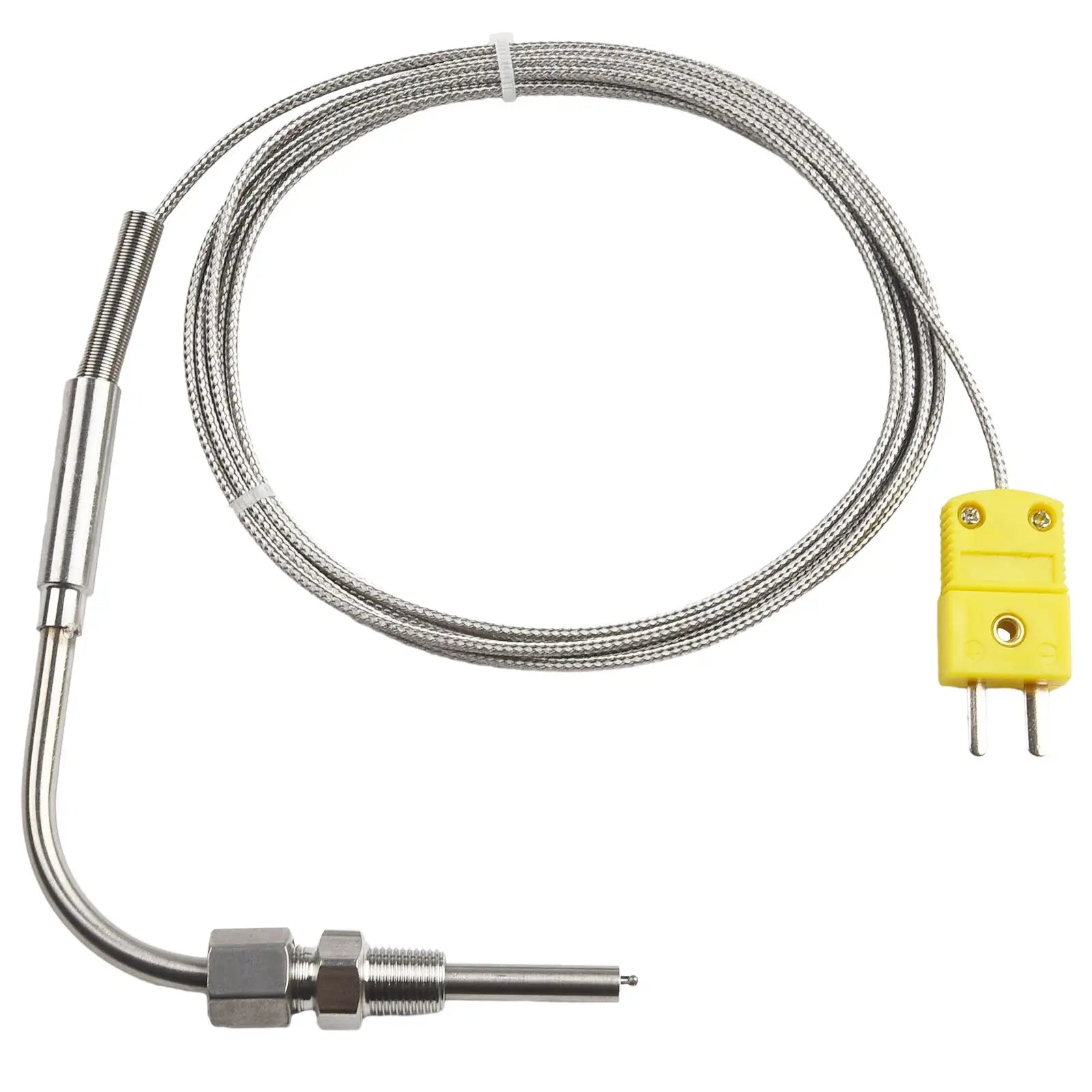 EGT K Type Thermocouple Exhaust Probe High Temperature Sensors 1/8" NPT Threads  Adjustable Pressure Lock Mini K Type Connector