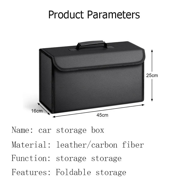 Car trunk storage box large capacity foldable storage bag for BMW M E46 E60 E36 F16 F25 F30 F34 M2 M3 M5 E87 X1 X3 X5 X6 X7 G01