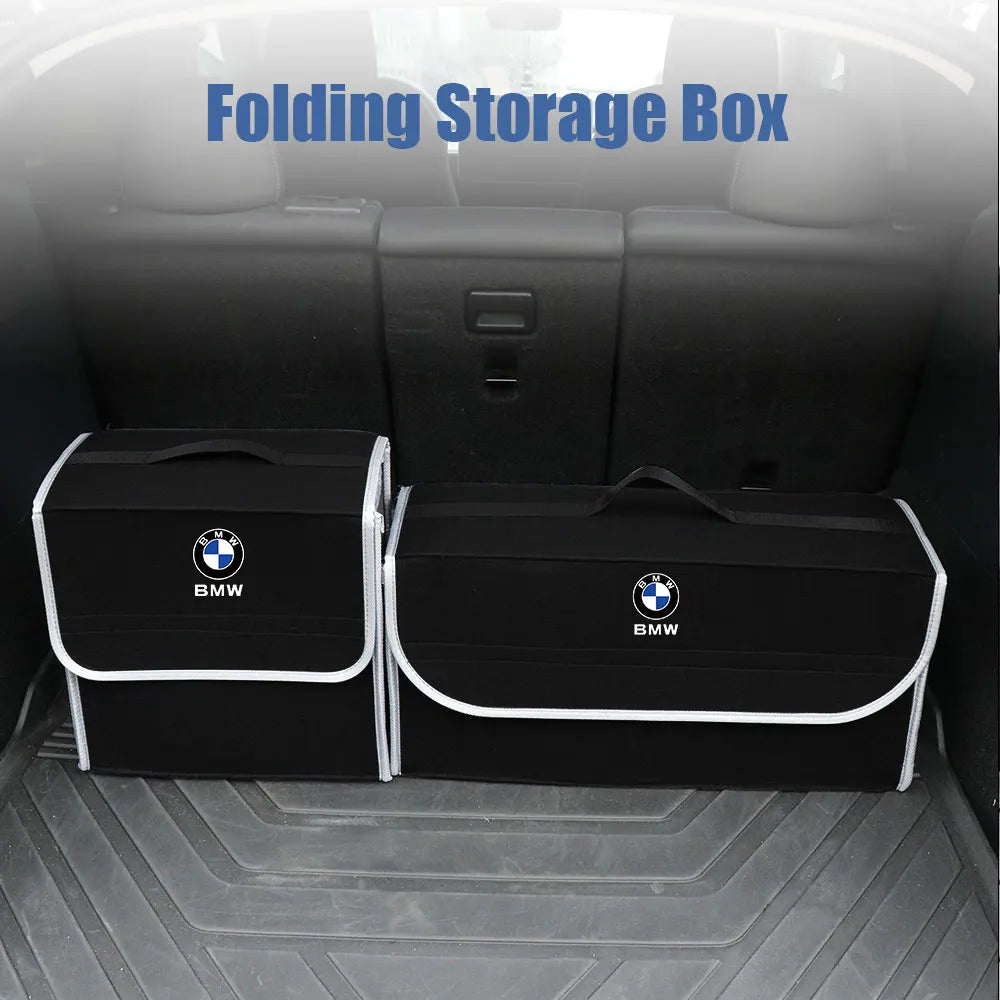 Folding Car Anti Slip Storage Bag Trunk Organizer For BMW M Performance E46 E90 F30 F10 E60 F20 X1 X5 Auto Interior Accessories