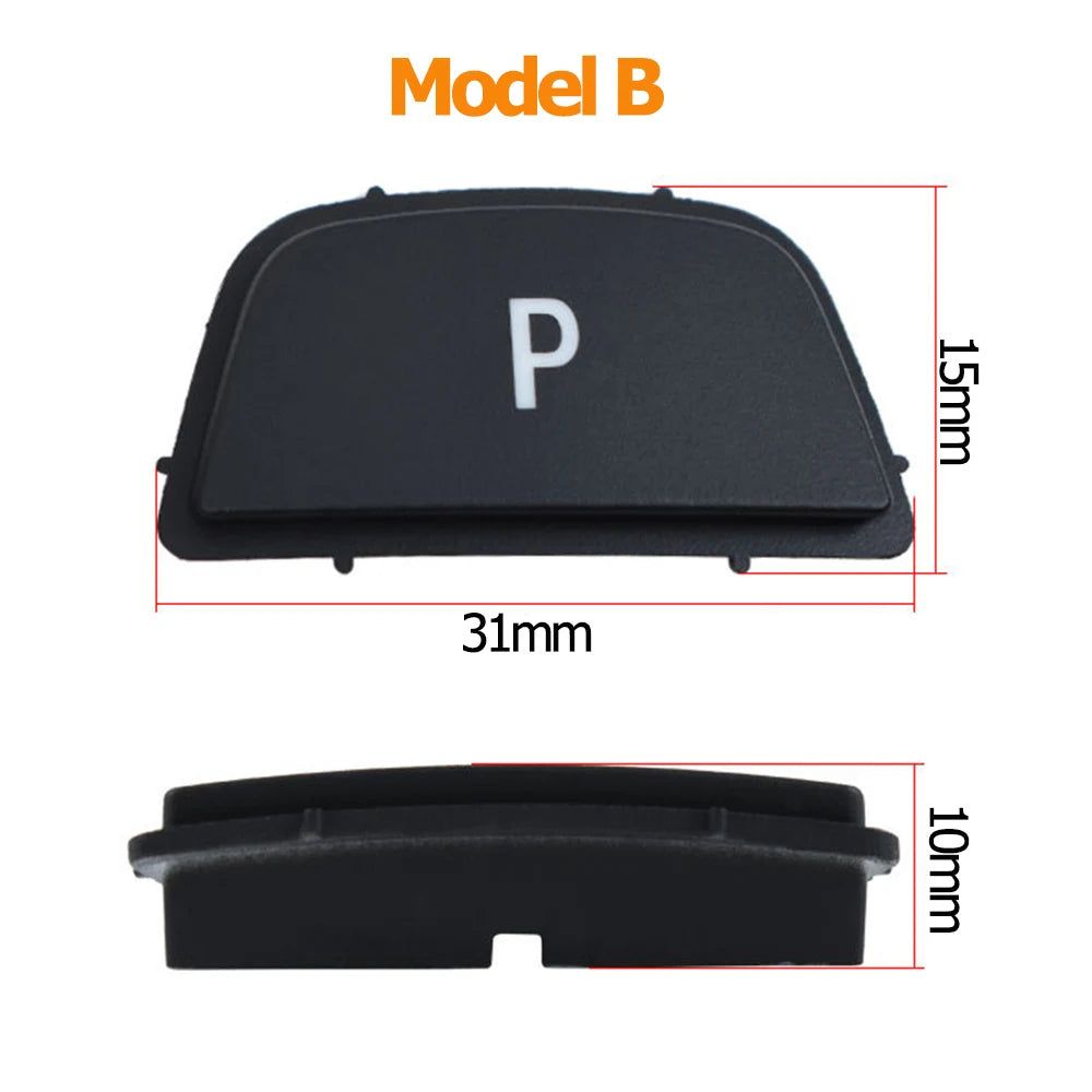 Bouton P de frein de parking BMW Série 1 2 3 4 5 6 7 X3 X4 X5 X6 noir, rouge, bleu ou argent