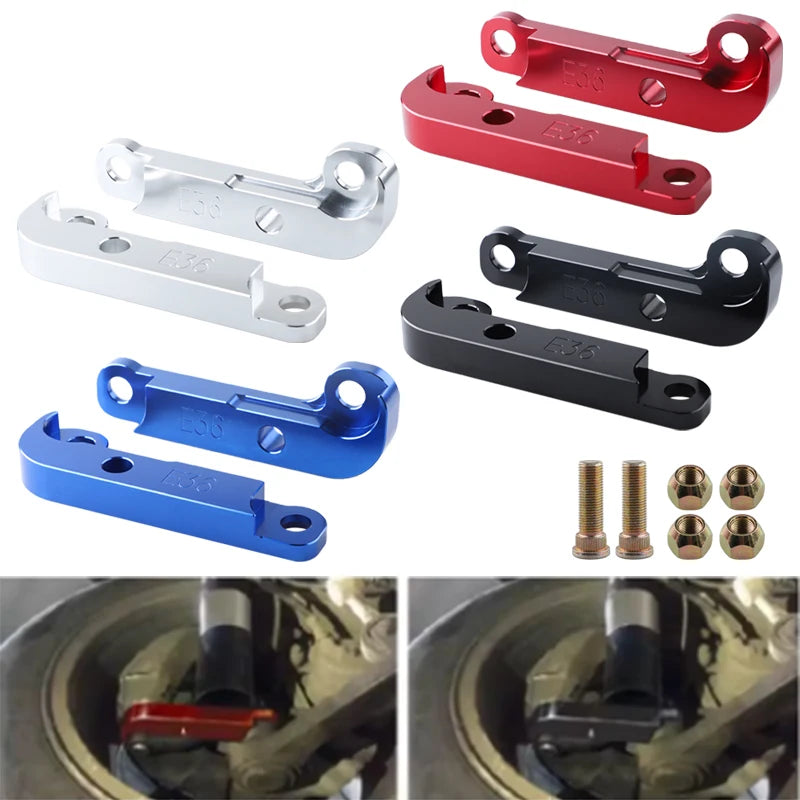 2pcs for BMW E36 Car Adapter Increasing Turn Angle about 25% Drift Lock Kit Aluminium for BMW E60 E90 E70 Increase The Corner