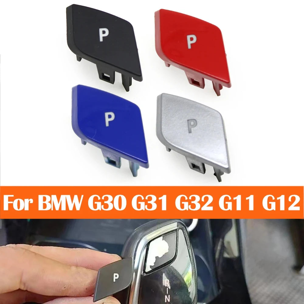 G30 G12 LHD RHD Car Gear Shifter Lever Auto Parking P Button Cover Cap Replacement For BMW 5 6 7 X3 X4 Series G31 G32 G11 G01 G30 G12 LHD RHD Car Gear Shifter Lever Auto Parking P Button Cover Cap Replacement For BMW 5 6 7 X3 X4 Series G31 G32 G11 G01