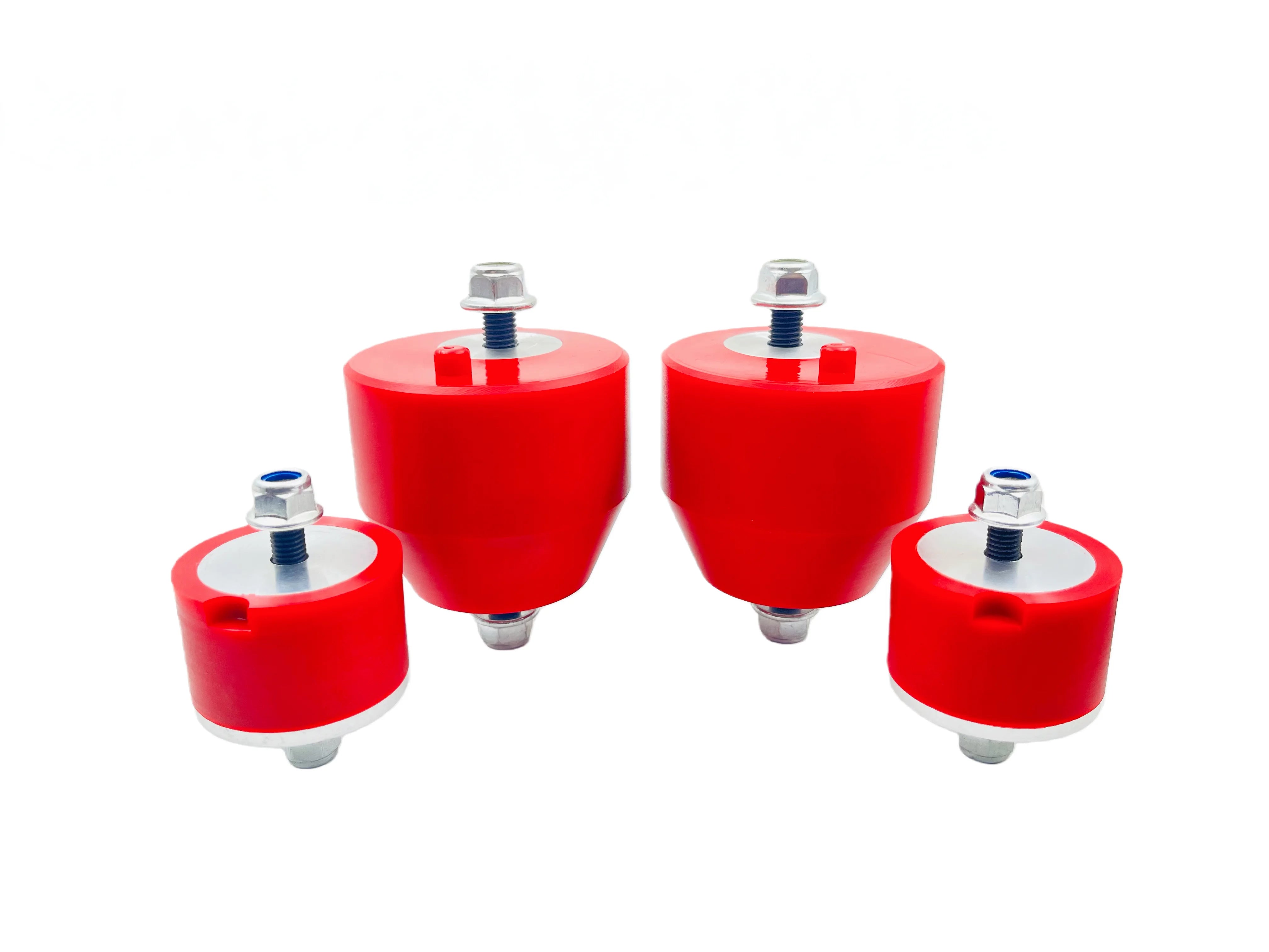 For BMW E36 E46 Compact Z3 Z4 Inline 6CYL RED Polyurethane Engine and Transmission Bracket Bushings 2-piece and 4-piece Set