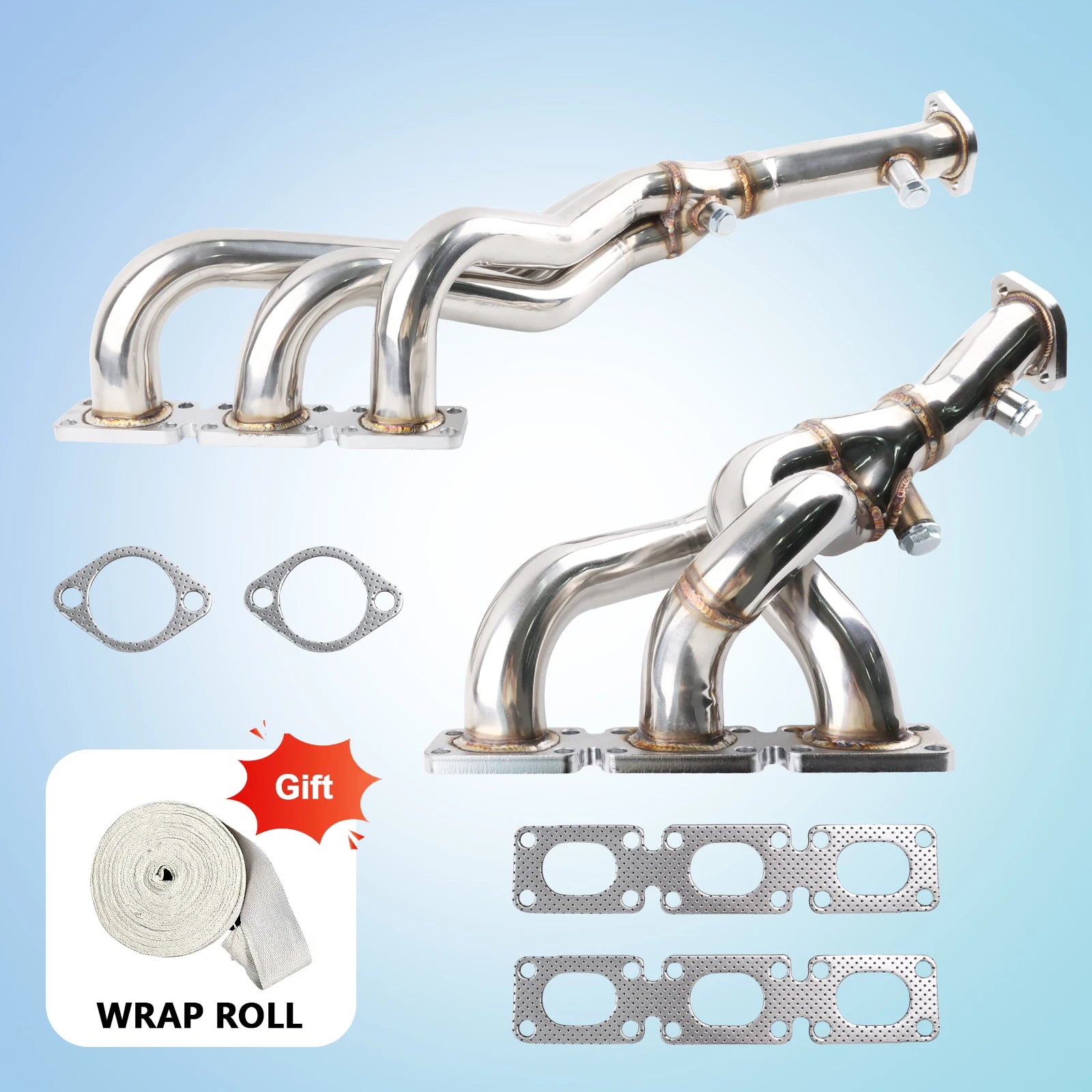 performance Exhaust Manifold Headers for BMW M52 1994-2002 E36 E46 320i 323i E39 520i 523i 528i | Z3 2.0-2.8L