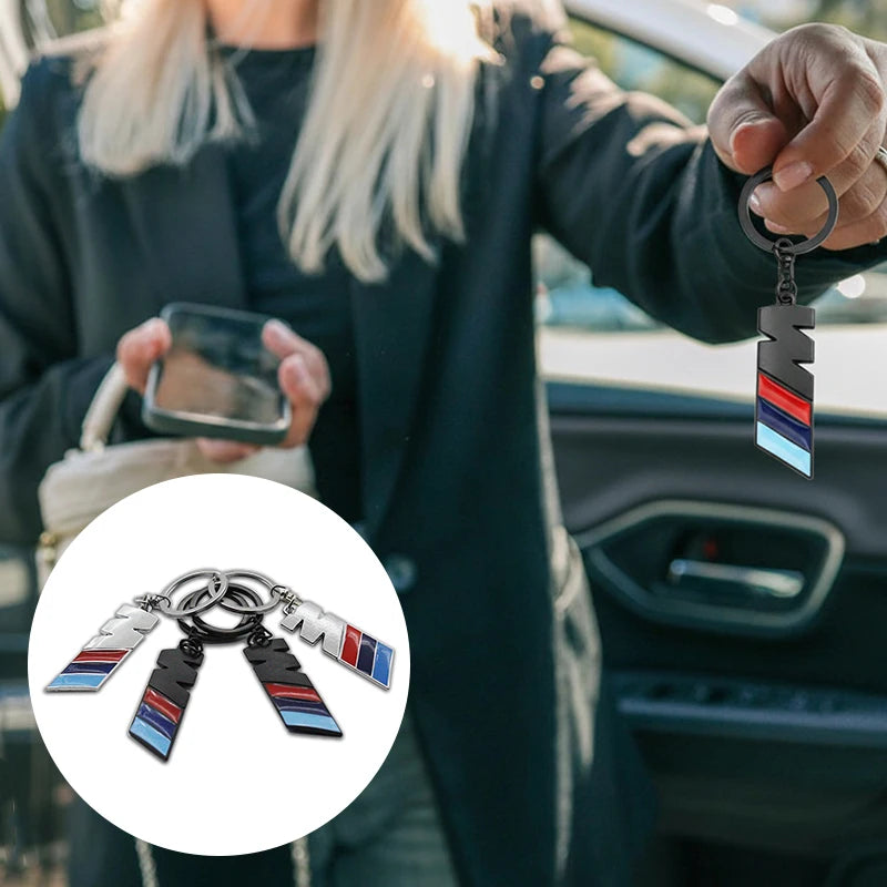 Car Logo Keychain Zinc Alloy Auto Key Ring Emblem Accessories For BMW M Performance E36 E60 E90 X2 X1 X3 X5 E46 E39 E70 M3 M5 M6
