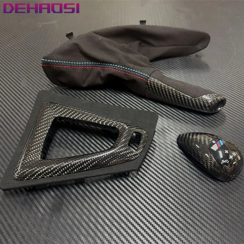 LHD and RHD Carbon Fiber Interior Accessories M2 M3 M4 Carbon Handbrake For BMW F80 F81 F82 F83 F87