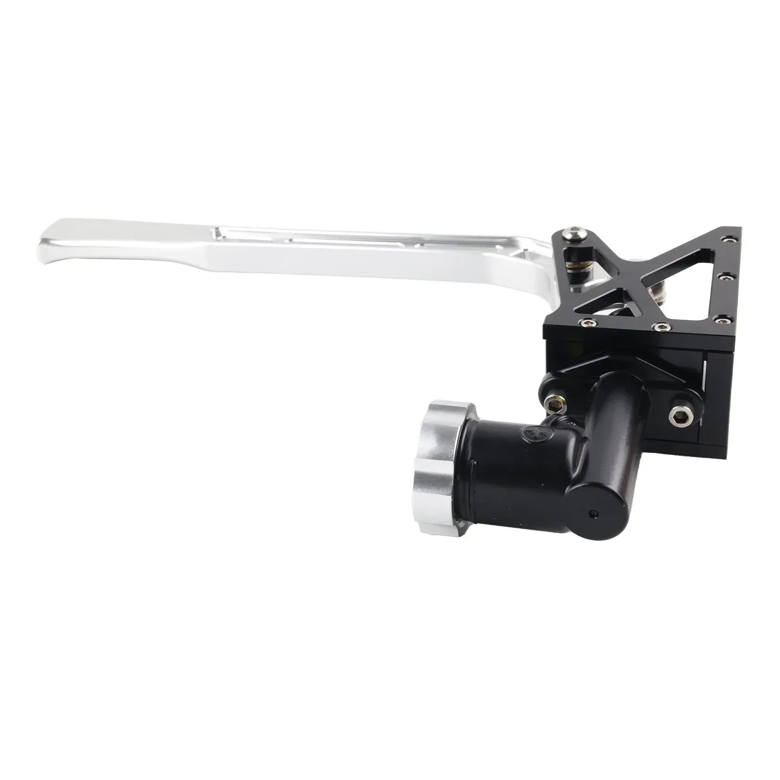 Hydraulic Handbrake Universal Diy Modification Drift Vertical Hydro Hand Brake Silver with Oil Tank For BMW Nissan VW