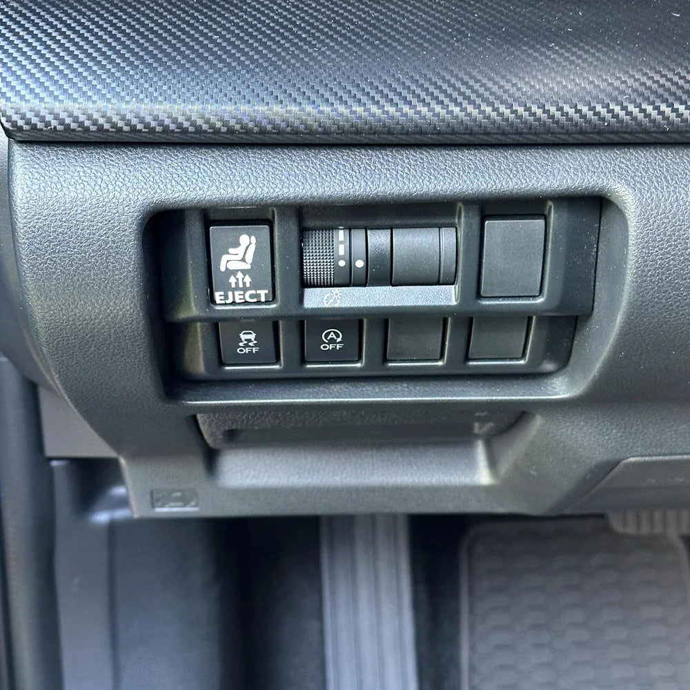 Fake Eject Button Stickers Car Accessory Blank Space Decor Vinyl Decals Funny