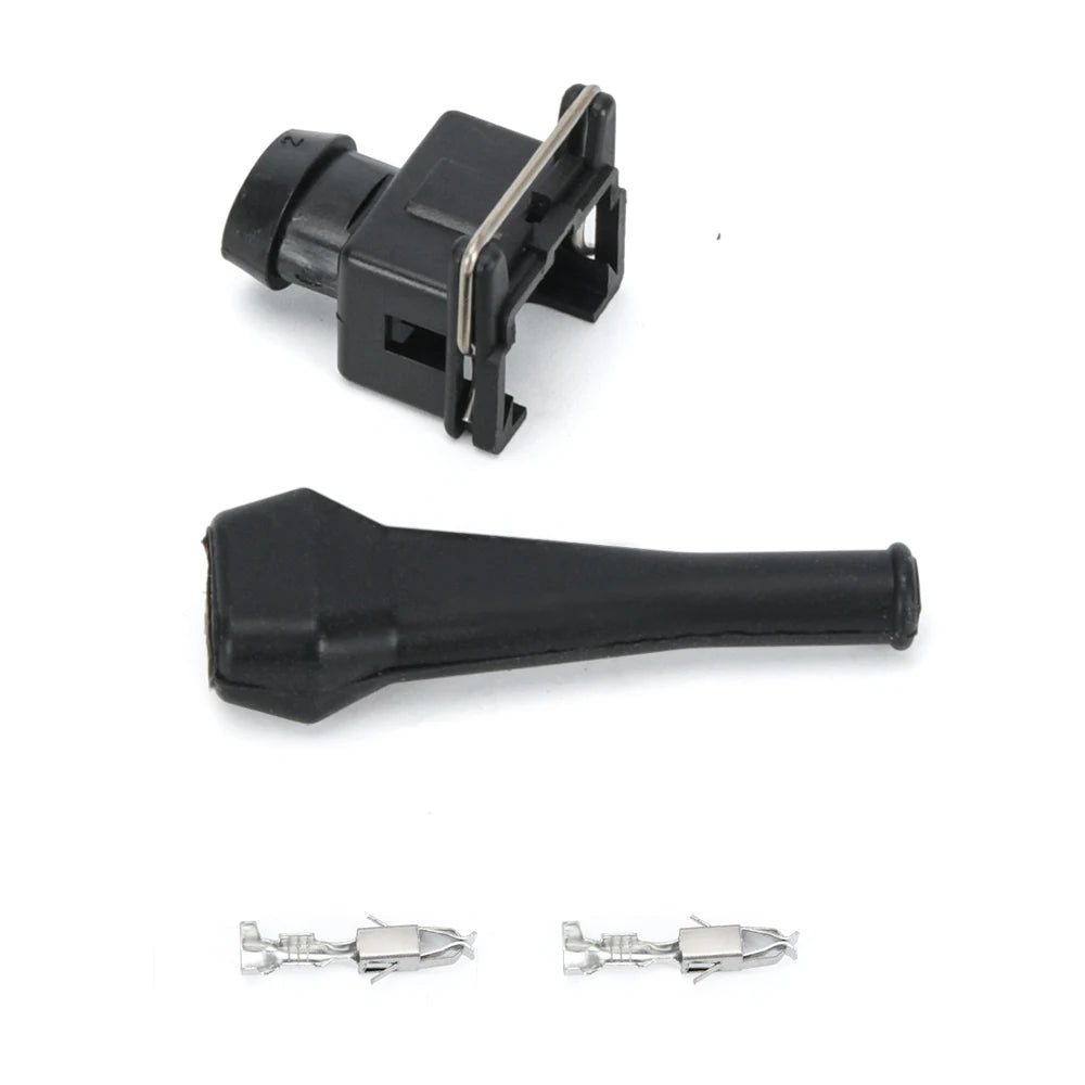WLR RACING - High Quality EV1 Fuel Injector Connectors For many cars EV1 Injector Plug WLR-FIC12