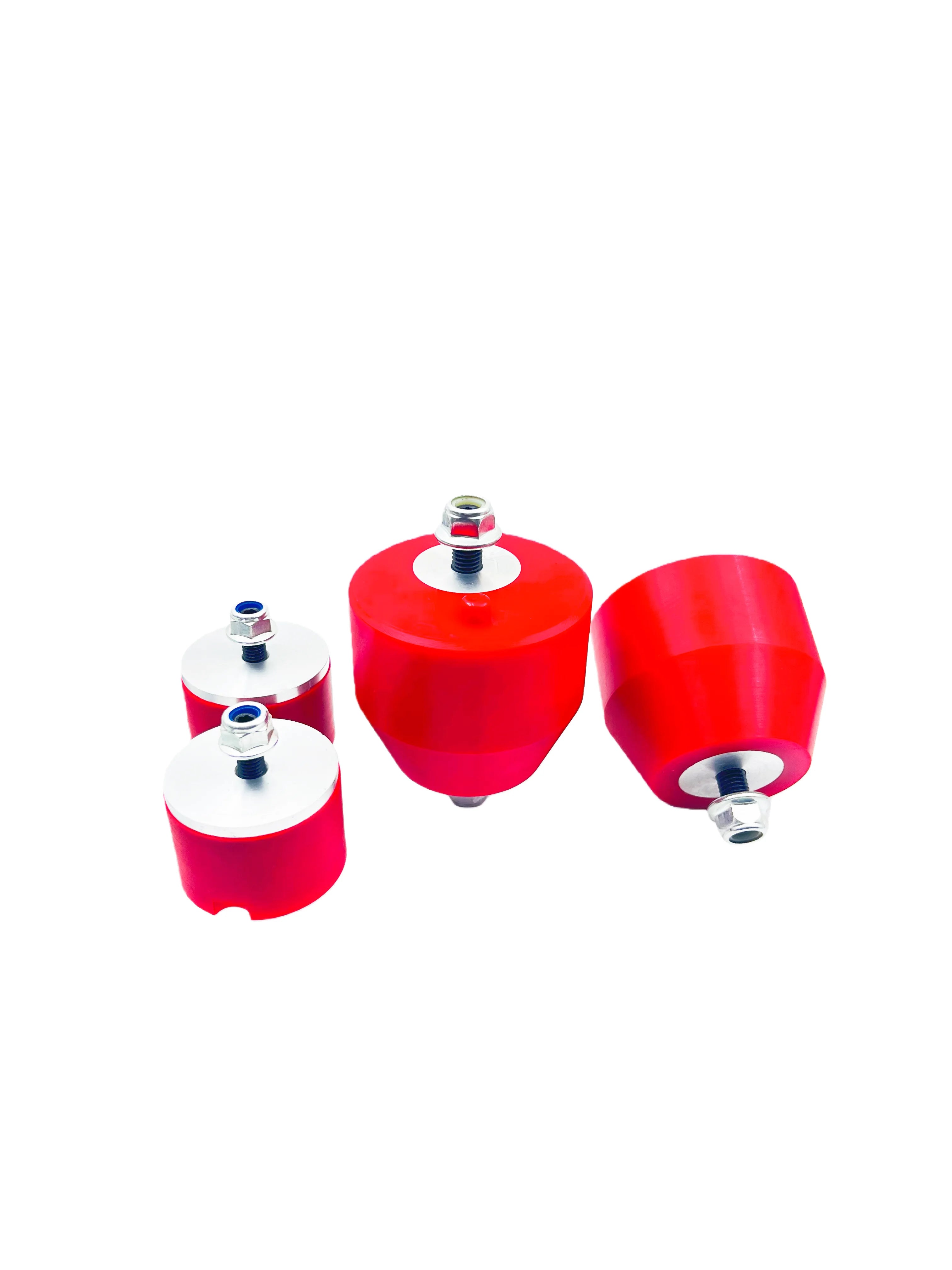 For BMW E36 E46 Compact Z3 Z4 Inline 6CYL RED Polyurethane Engine and Transmission Bracket Bushings 2-piece and 4-piece Set
