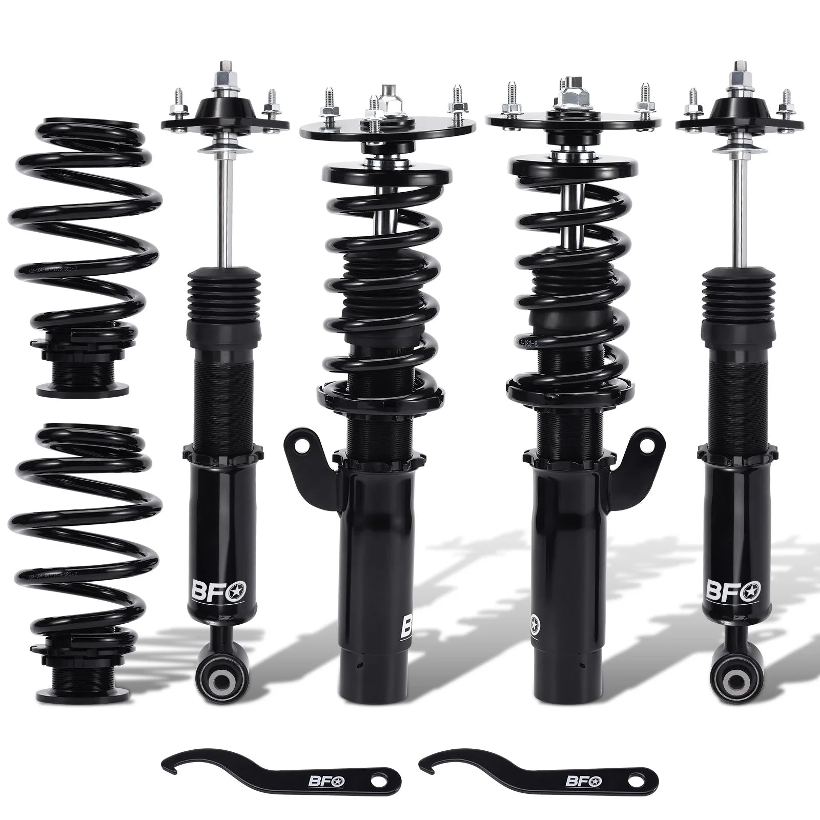 Front & Rear Coilovers Struts For BMW E46 318i 323Ci 328Ci 328i 323i 328is 323is Adjustable Height Shock Absorber Front Rear