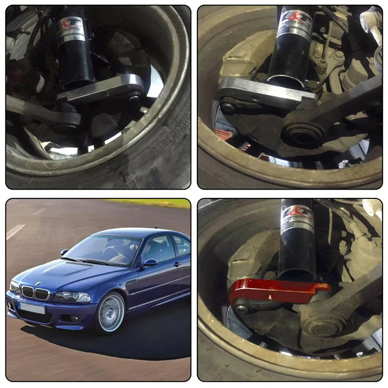 Tuning Drift turn angles 25%-30% + Sway Bar Drop Links Kit Fits For BMW E46 98-06 Black/Red/Blue/Silver
