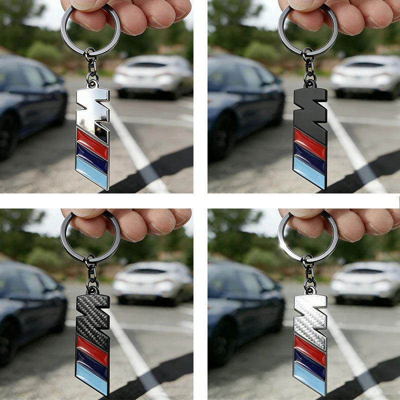 Car Logo Keychain Zinc Alloy Auto Key Ring Emblem Accessories For BMW M Performance E36 E60 E90 X2 X1 X3 X5 E46 E39 E70 M3 M5 M6