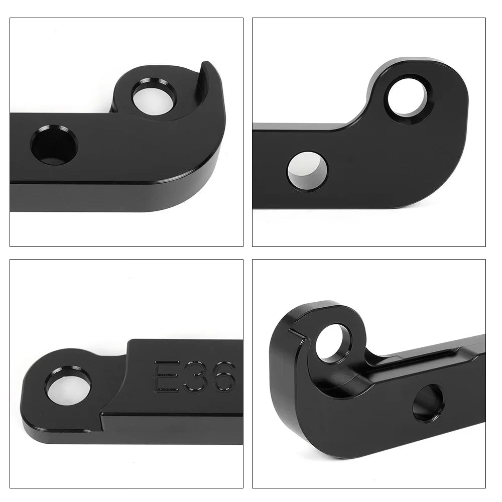 For BMW E36 1990-2000 Aluminum Alloy Steering Lock Adapter Kit Increased Steering Angle Performance Upgrade Drift Racing Part