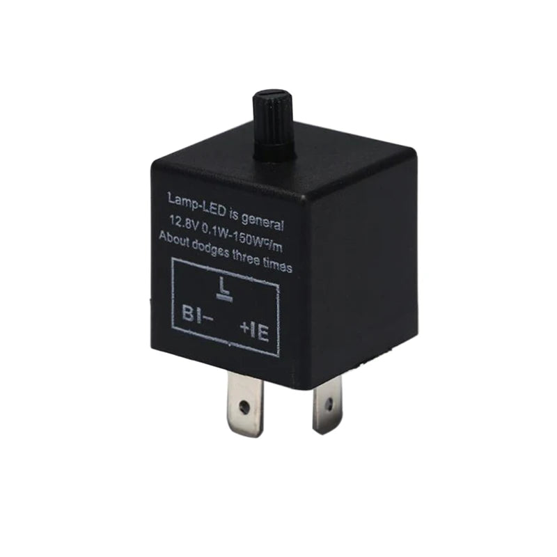 CF14 3 Pin Adjust 12V LED Flasher Relay Car Turn Signal Indicator Blinker Light