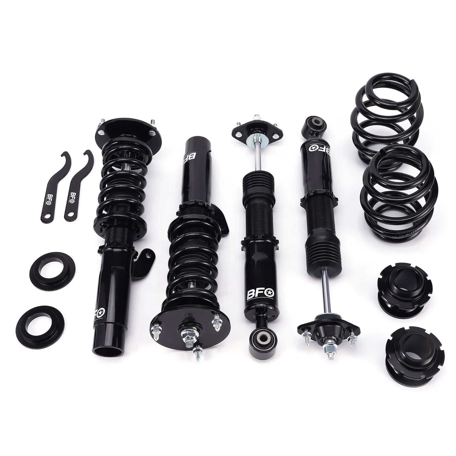Front & Rear Coilovers Struts For BMW E46 318i 323Ci 328Ci 328i 323i 328is 323is Adjustable Height Shock Absorber Front Rear