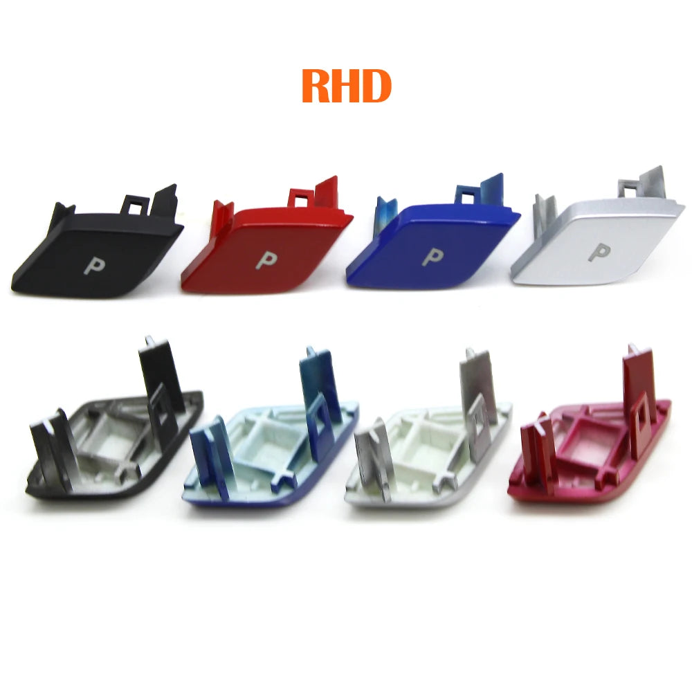 G30 G12 LHD RHD Car Gear Shifter Lever Auto Parking P Button Cover Cap Replacement For BMW 5 6 7 X3 X4 Series G31 G32 G11 G01