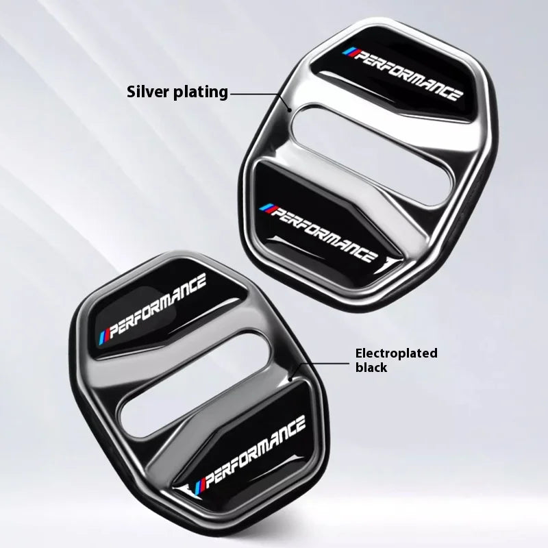 4pcs Car Door Lock Cover For BMW 3 5Series X1 X3 X4 X5 G20 G32 F48 G01 G02 F15 G05 G07 G11 Anti Rust Protective Trim accessories