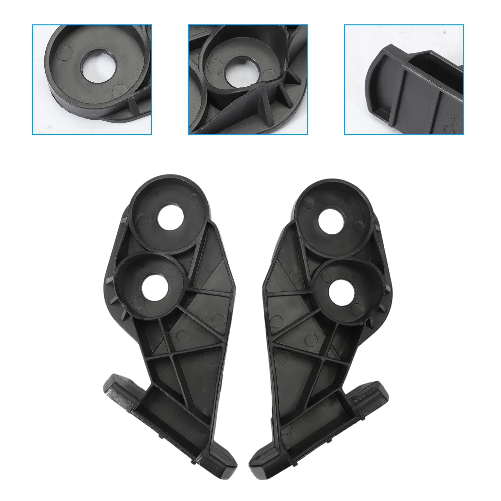 51118195295 1 Pair Front Bumper Bracket Grille Retainer For BMW E46 M3 2001 2002 2003 2004 2005 2006 51118195296