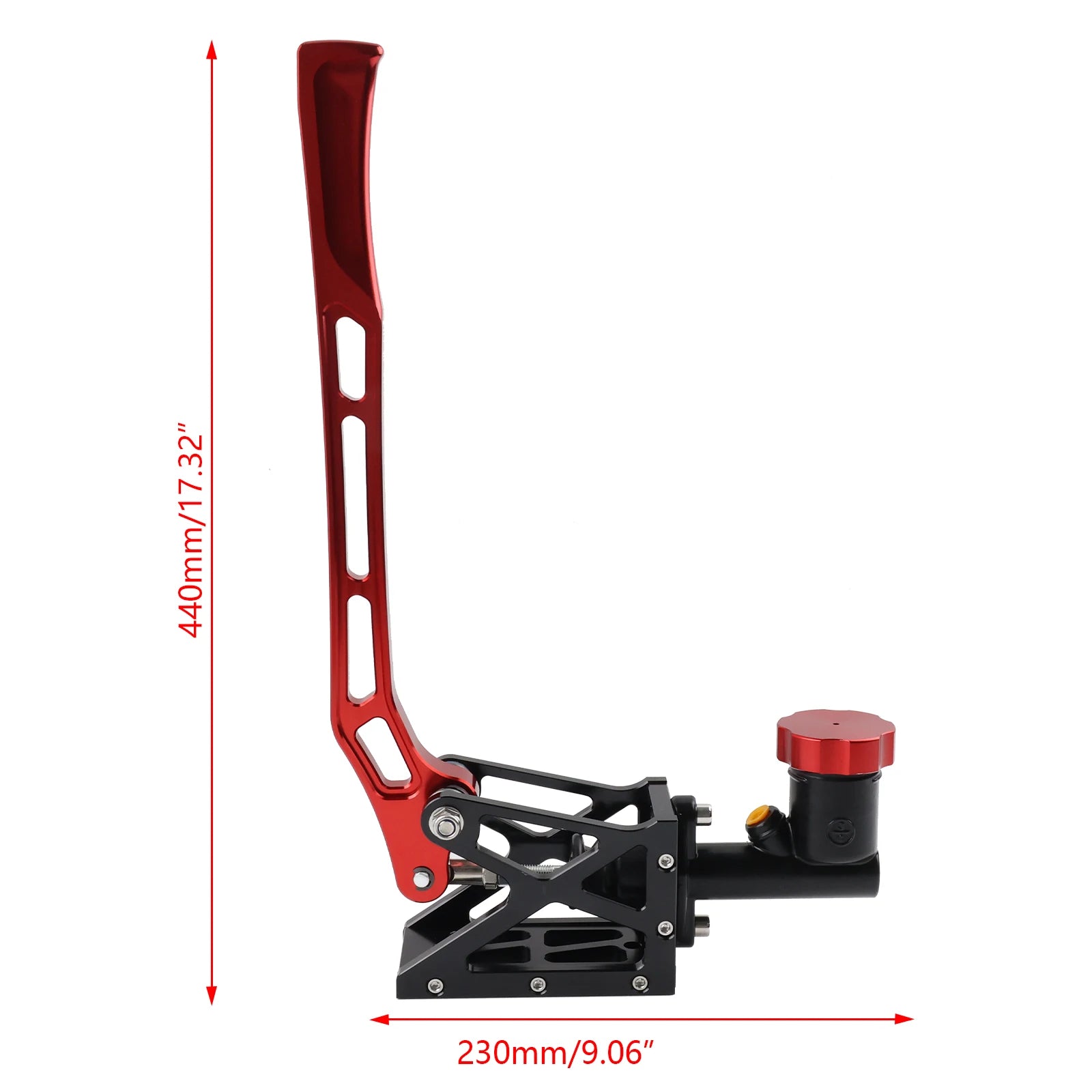 Hydraulic Handbrake Universal Diy Modification Drift Vertical Hydro Hand Brake Silver with Oil Tank For BMW Nissan VW