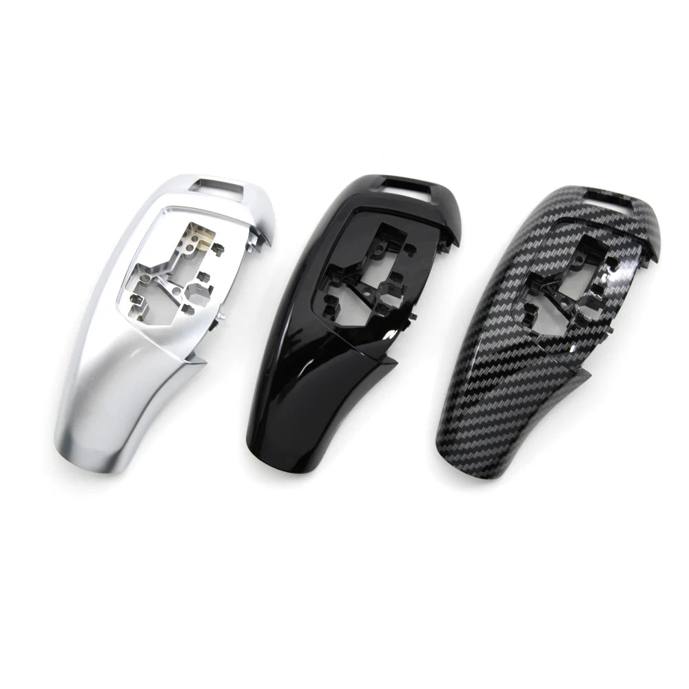 Contour de levier de vitesse BMW Série 1 2 3 4 5 7 X3 X4 noir brillant, chrome mat ou aspect carbone
