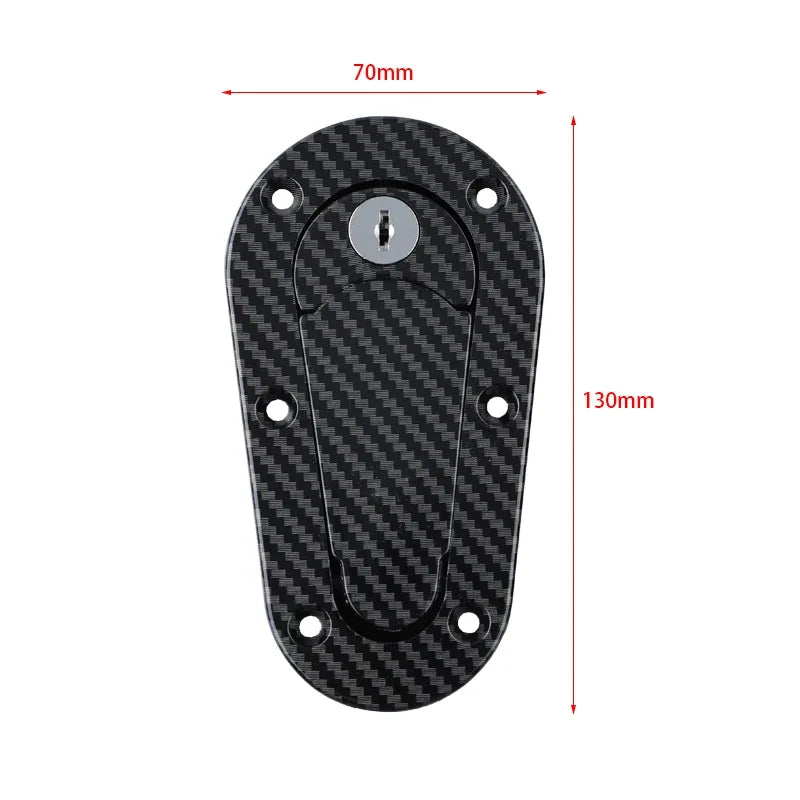 2Pcs Car Hood Lock Kit Universal Racing Car Hood Pin Engine Bonnet Latch Lock Kit Refitting Car Accessorie Black / Carbon