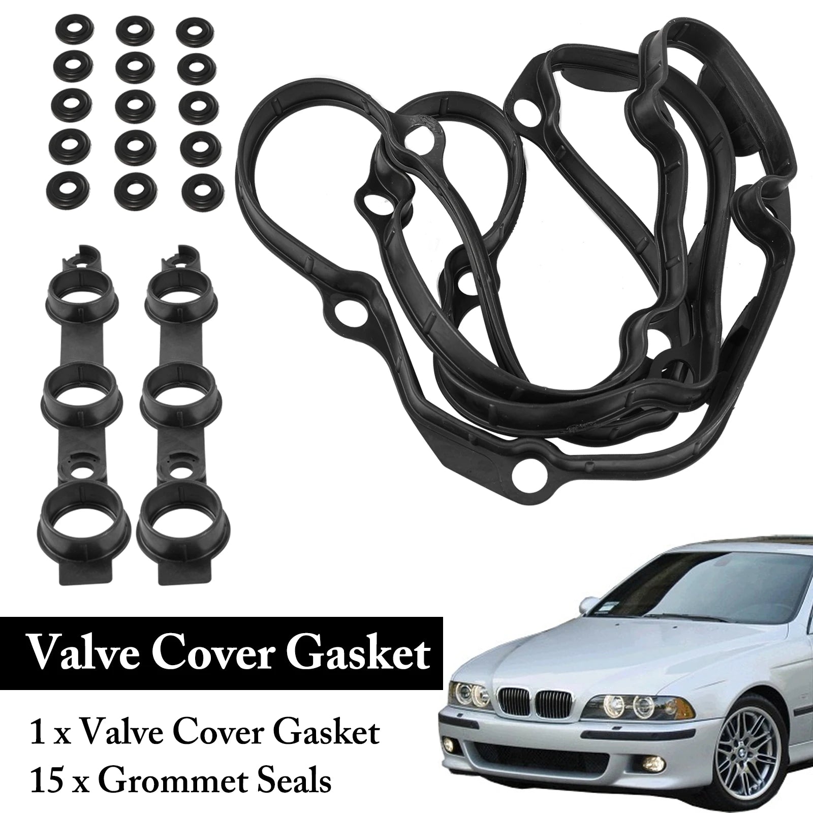 Car Engine Valve Cover Gasket Seal For BMW 3 5 7 Series X3 X5 Z3 Z4 00-06 325i 325 325xi 525i 730i M54 11129070990 11121437395 Car Engine Valve Cover Gasket Seal For BMW 3 5 7 Series X3 X5 Z3 Z4 00-06 325i 325 325xi 525i 730i M54 11129070990 11121437395