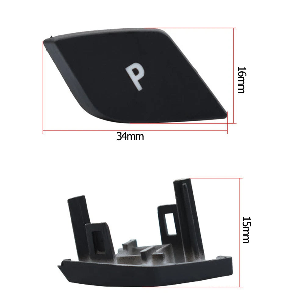 G30 G12 LHD RHD Car Gear Shifter Lever Auto Parking P Button Cover Cap Replacement For BMW 5 6 7 X3 X4 Series G31 G32 G11 G01