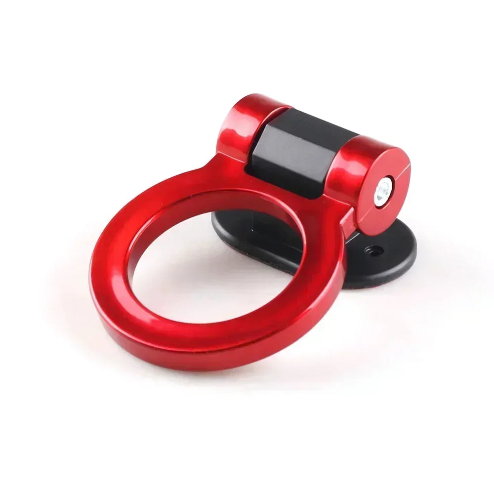 Universal Car Styling Decoration Trailer Hooks Sticker Car Auto Rear Front Trailer Simulation Racing Ring Vehicle Towing Hook