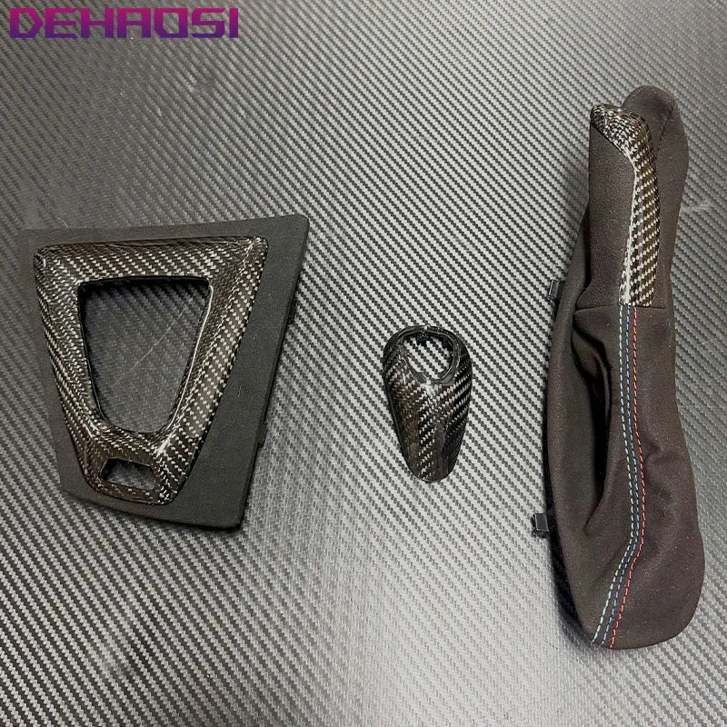 LHD and RHD Carbon Fiber Interior Accessories M2 M3 M4 Carbon Handbrake For BMW F80 F81 F82 F83 F87